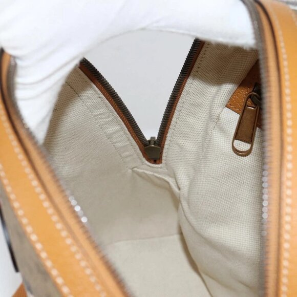 GUCCI GUCCIxDisney GG Supreme Backpack PVC Beige Gold 552884 Auth 140648M - Picture 13 of 16